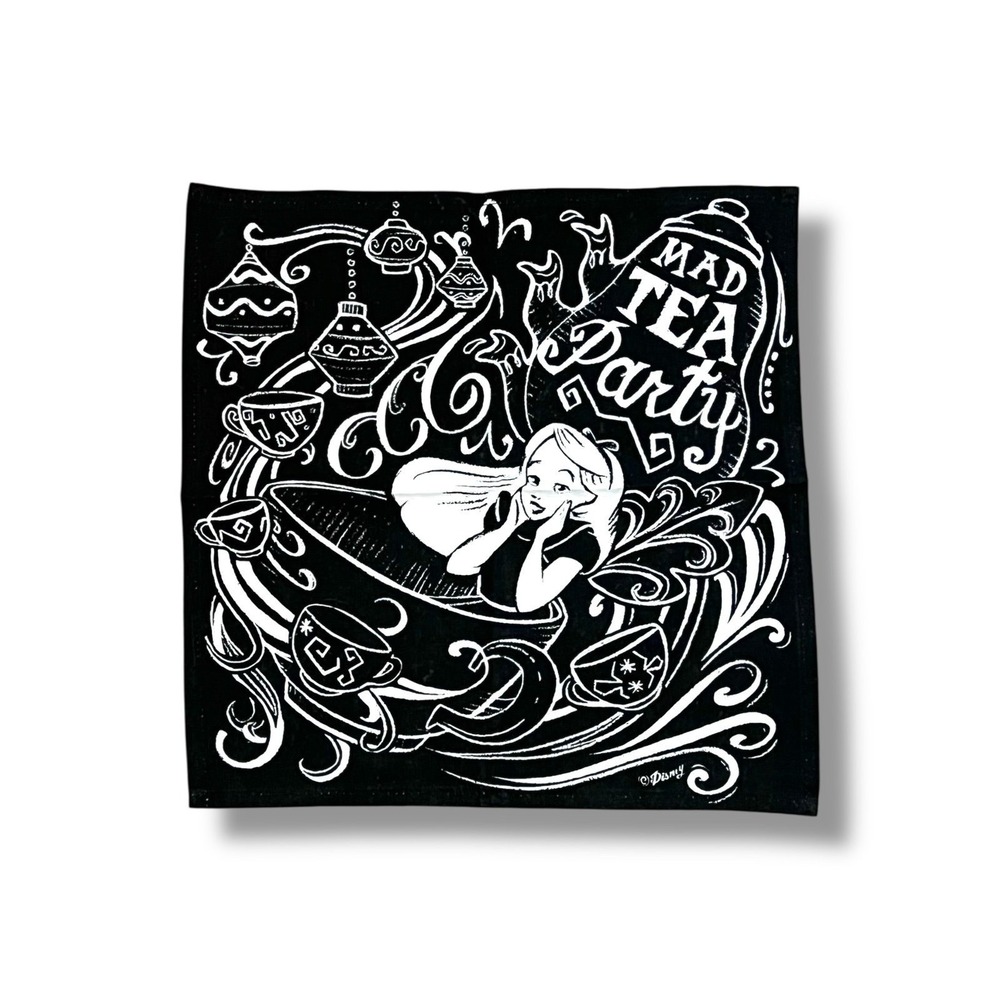 NWT Disney Alice in Wonderland Mad Tea Party Tea Towel Cloth Napkin
